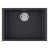 Мойка кухонная Paulmark NEO CLASSIC 60 PM966044-AN, искусственный камень (ACRYSTONE), антрацит