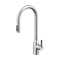 Смеситель для кухни Paulmark UNIVERSAL Un213880-BS, с подключением к фильтру, сталь