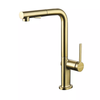 Смеситель для кухни Paulmark Neo Ne214419-BG, золото брашированное