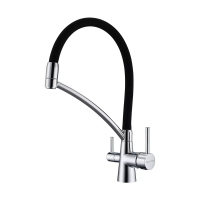 Смеситель для кухни Paulmark Siegen Si213111-CR, с гибким изливом, хром
