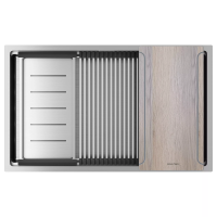 Мойка кухонная Paulmark NEXT-MULTI SINK 74 PM787445-BS, нержавеющая сталь, сталь