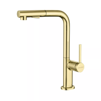 Смеситель для кухни Paulmark Neo Ne214419-G, золото