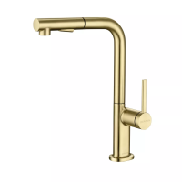 Смеситель для кухни Paulmark Neo Ne214419-LG, зотоло