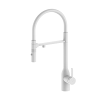 Смеситель для кухни Paulmark MAGNETO Ma213188-WH, с подключением к фильтру, белый