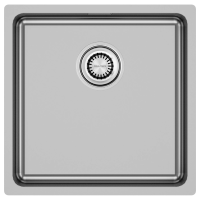 Мойка кухонная Paulmark VISTA 44 PM304444-BS, нержавеющая сталь, сталь