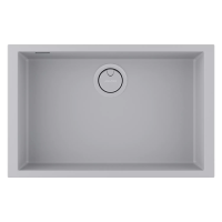 Мойка кухонная Paulmark NEO CLASSIC 69 PM966944-UGR, искусственный камень (ACRYSTONE), серый
