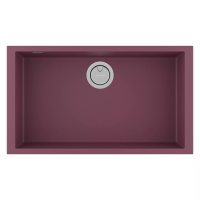 Мойка кухонная Paulmark NEO CLASSIC 76 PM967644-ME, искусственный камень (ACRYSTONE), красный