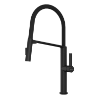 Смеситель для кухни Paulmark Barrel Ba214029-AN, с гибким изливом, антрацит