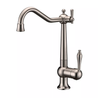 Смеситель для кухни Paulmark Retro Re213226-BS, сталь