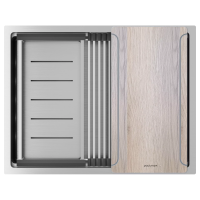 Мойка кухонная Paulmark NEXT-MULTI SINK 58 PM785845-BS, нержавеющая сталь, сталь