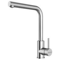 Смеситель для кухни Paulmark TWIN Tw213622-BS, с подключением к фильтру, сталь