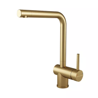 Смеситель для кухни Paulmark Spring Sp212067-BG, золото брашированное