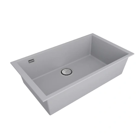 Мойка кухонная Paulmark NEO CLASSIC 76 PM967644-UGR, искусственный камень (ACRYSTONE), серый
