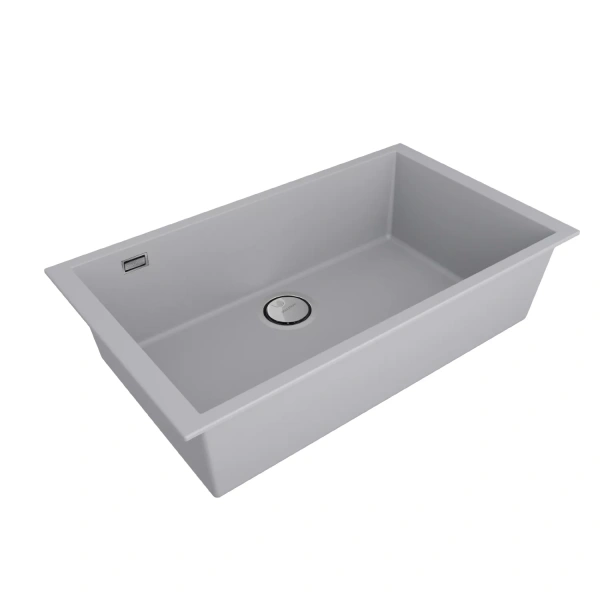 Мойка кухонная Paulmark NEO CLASSIC 76 PM967644-UGR, искусственный камень (ACRYSTONE), серый