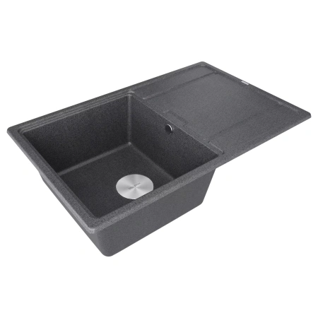 Мойка кухонная Paulmark FLUGEN 50-780 PM217850-DG, искусственный гранит (IT-GRANIT), графит