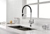 Смеситель для кухни Paulmark Gravity Gr213888-CR, с подключением к фильтру, хром