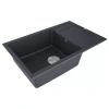 Мойка кухонная Paulmark FLUGEN 60 PM317850-AN, искусственный гранит (IT-GRANIT), антрацит