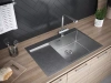 Мойка кухонная skrylom Paulmark KRONER 78F PM217851-BSR, нержавеющая сталь