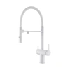 Смеситель для кухни Paulmark Gravity Gr213888-WH, с подключением к фильтру, белый