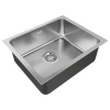 Мойка кухонная Paulmark VISTA 54 PM305444-BS, нержавеющая сталь, сталь