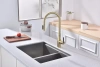 Смеситель для кухни Paulmark UNIVERSAL Un213880-LG, с подключением к фильтру, зотоло