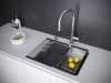 Смеситель для кухни Paulmark Galant Ga213077-BS, с подключением к фильтру, сталь