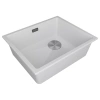 Мойка кухонная Paulmark LUMI 55 LU55SK-WH, искусственный гранит (IT-GRANIT), белый