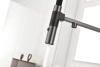 Смеситель для кухни Paulmark Gravity Gr213888-GM, с подключением к фильтру, вороненая сталь