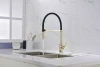 Смеситель для кухни Paulmark Halt Ha214021-G, золото