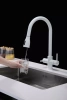 Смеситель для кухни Paulmark LANGE La214212-WH, с подключением к фильтру, белый
