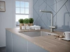 Смеситель для кухни Paulmark Spring Sp212067-BS, сталь