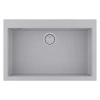 Мойка кухонная Paulmark DECORATION 76 PM937650-UGR, искусственный камень (ACRYSTONE), серый