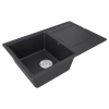 Мойка кухонная Paulmark FLUGEN 50-780 PM217850-BL, искусственный гранит (IT-GRANIT), черный