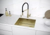 Дозатор для кухонной мойки Paulmark DECUS D004-LG, зотоло