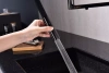 Смеситель для кухни Paulmark Tornado To213402-GB, с подключением к фильтру, черный