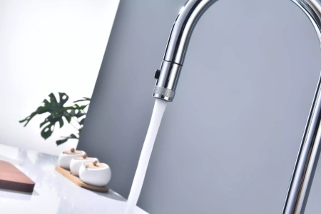Смеситель для кухни Paulmark Galant Ga213077-CR, с подключением к фильтру, хром