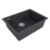 Мойка кухонная Paulmark NEO CLASSIC 60 PM966044-AN, искусственный камень (ACRYSTONE), антрацит