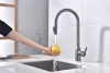 Смеситель для кухни Paulmark UNIVERSAL Un213880-GM, с подключением к фильтру, вороненая сталь
