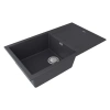 Мойка кухонная Paulmark EXTENSIO 86 PM988650-AN, искусственный камень (ACRYSTONE), антрацит