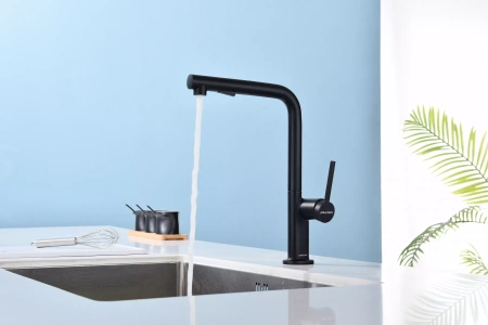 Смеситель для кухни Paulmark Neo Ne214419-AN, антрацит