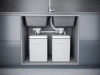 Мойка кухонная Paulmark TANDEM 80/2 PM238150-DG, искусственный гранит (IT-GRANIT), графит