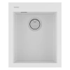 Мойка кухонная Paulmark DECORATION 41 PM934150-WH, искусственный камень (ACRYSTONE), белый
