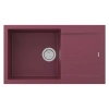 Мойка кухонная Paulmark EXTENSIO 86 PM988650-ME, искусственный камень (ACRYSTONE), красный