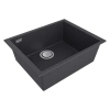 Мойка кухонная Paulmark NEO CLASSIC 56 PM965644-AN, искусственный камень (ACRYSTONE), антрацит