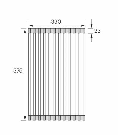 Ролл-матт Paulmark STEP R375-BG, золото брашированное