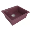 Мойка кухонная Paulmark DECORATION 56 PM935650-ME, искусственный камень (ACRYSTONE), красный