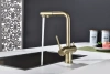 Смеситель для кухни Paulmark Holstein Ho212063-WH, белый