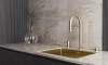 Дозатор для кухонной мойки Paulmark STORK D006-LG, зотоло