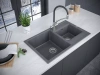 Смеситель для кухни Paulmark Siegen Si213111-BS, с гибким изливом, сталь