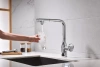 Смеситель для кухни Paulmark Urban Ur213104-CR, с выдвижным изливом, хром